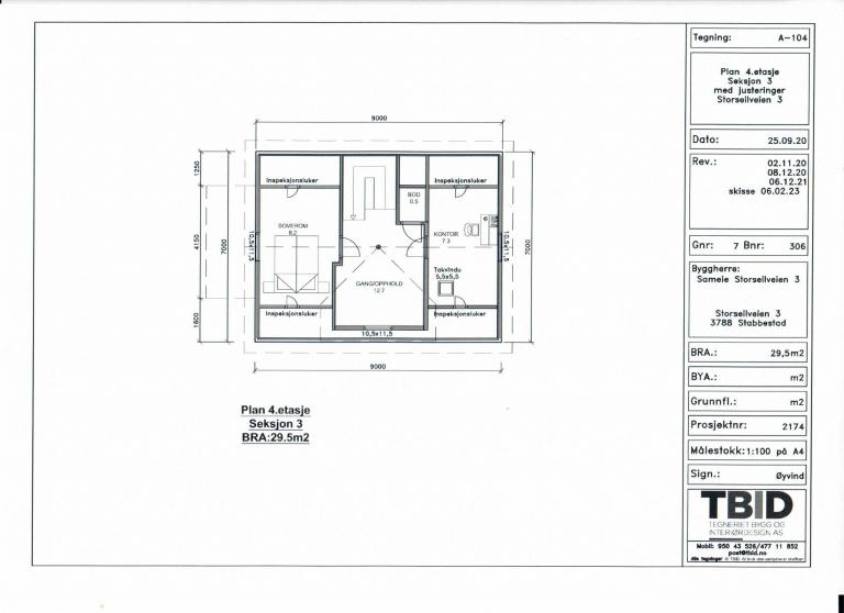 Soverom og loftsstue